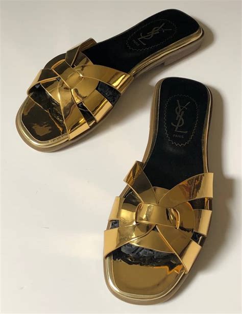 ysl tribute flat sandal replica|ysl tribute stiletto sandals.